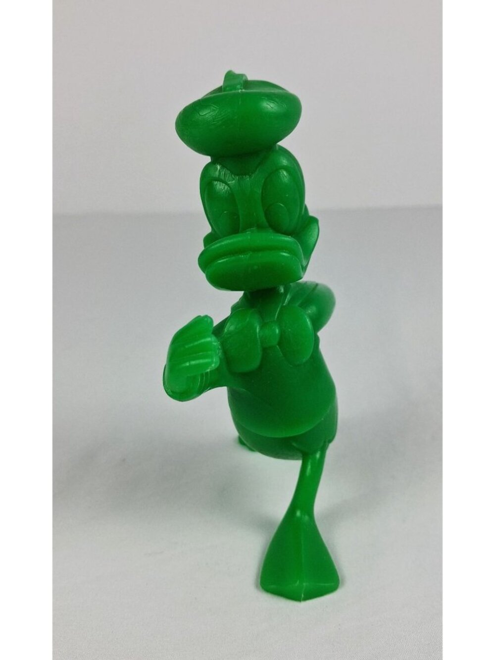 1960s Green Donald Duck Plastic Freestanding Figurine by Louis Marx & Co. - Picture 3 of 11